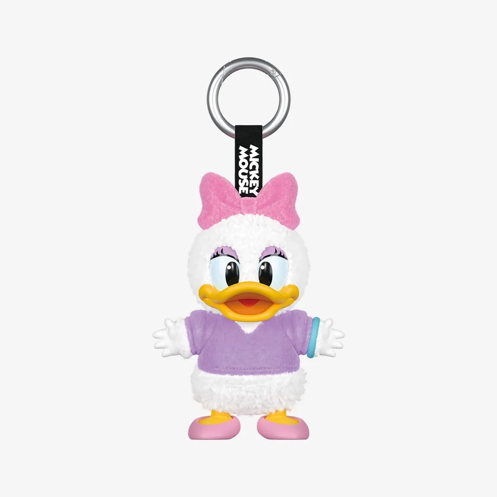 Pop Mart Disney Mickey Family Cute Together Daisy Plush Pendant Keychain